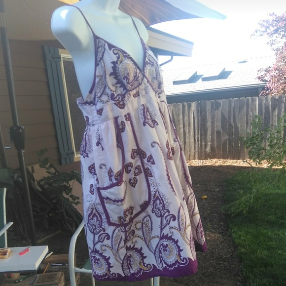 Midi Lined Big Pockets Sundress Medium - Picture 2 of 8